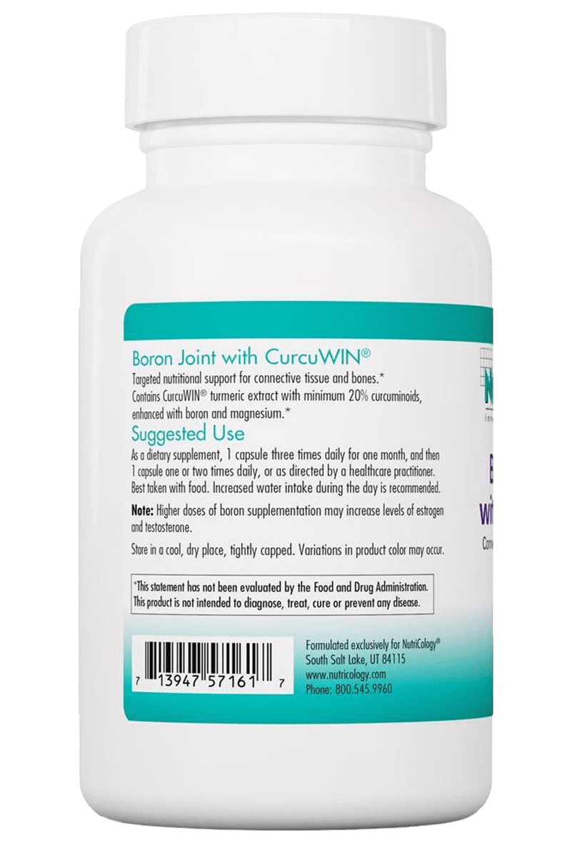 Boron Joint with CurcuWin® 90 Vegetarian Capsules Healthy Habits Living