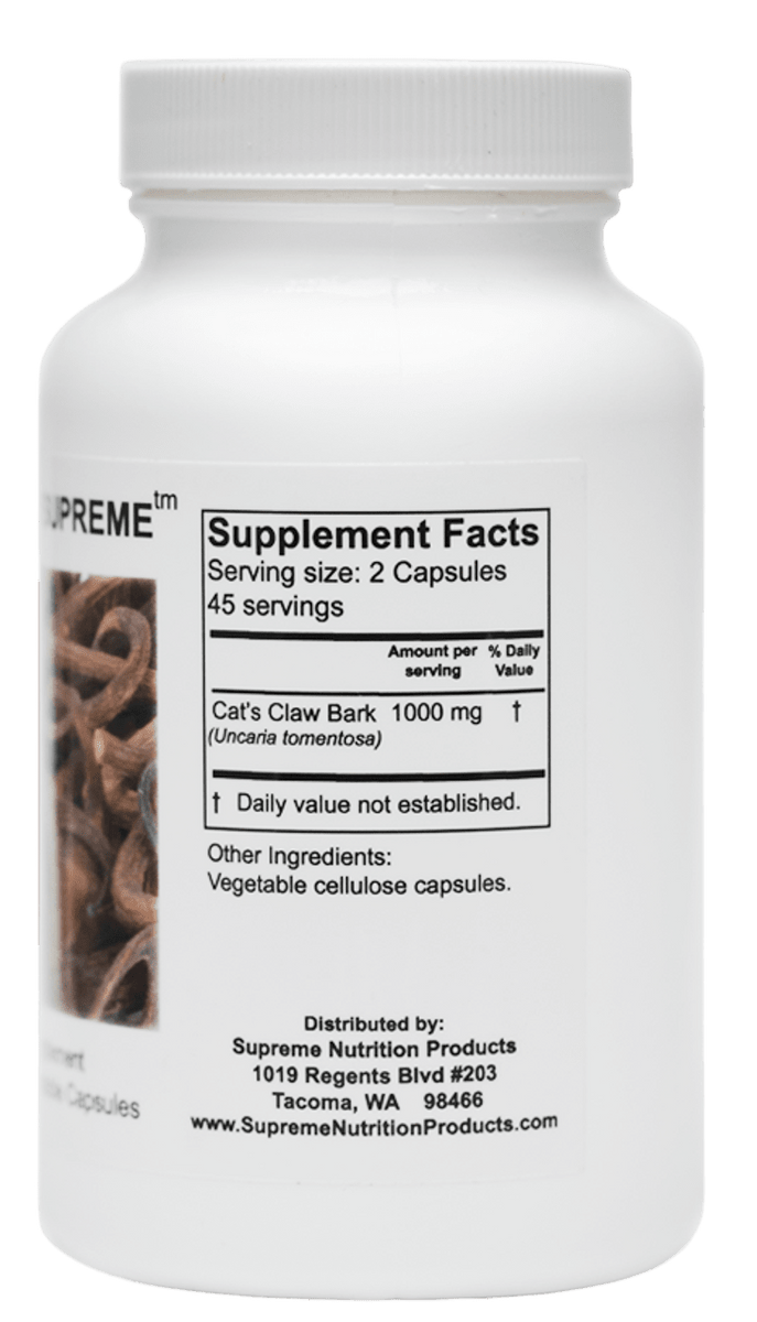 Cat's Claw Supreme™ 90 Capsules Healthy Habits Living
