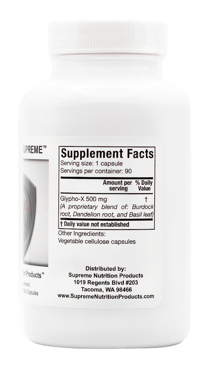 cleanse herbicide label Glypho-X Supreme
