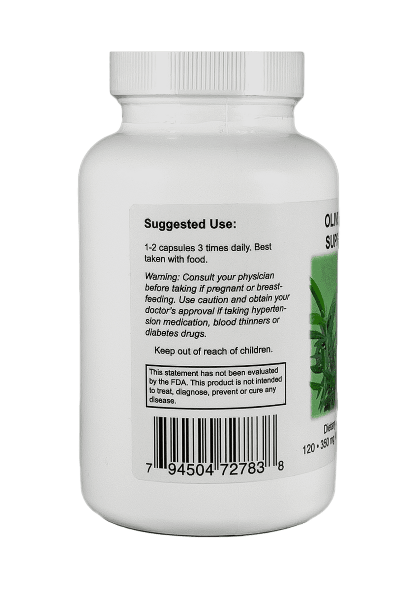 Olive Leaf Supreme™ 120 Capsules Healthy Habits Living