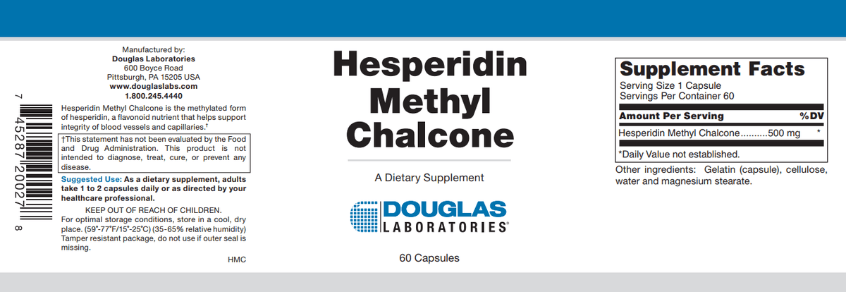 Hesperidin Methyl Chalcone - 60 Capsules | Healthy Habits Living