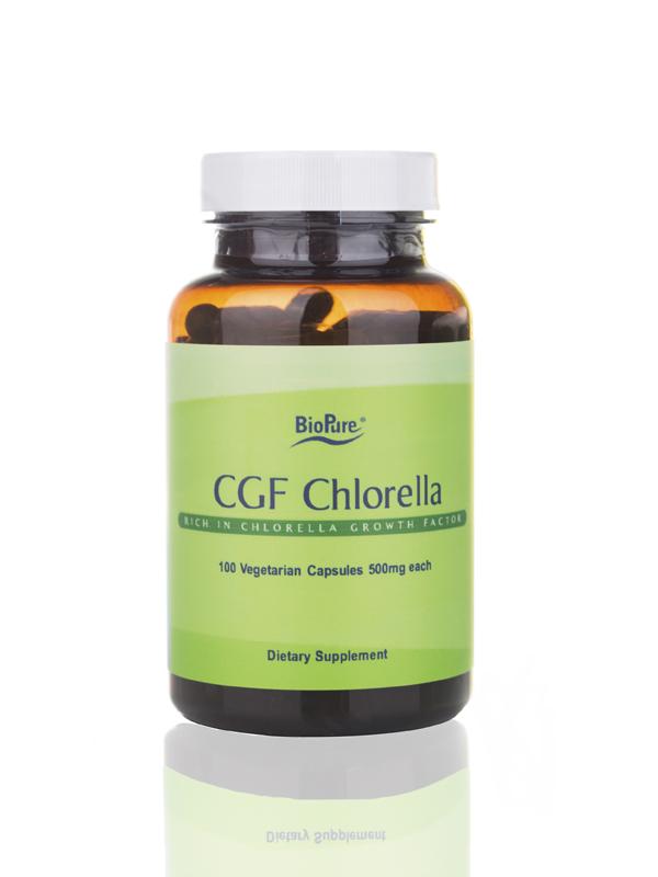 Chlorella Growth Factor CGF 100 capsules Healthy Habits Living