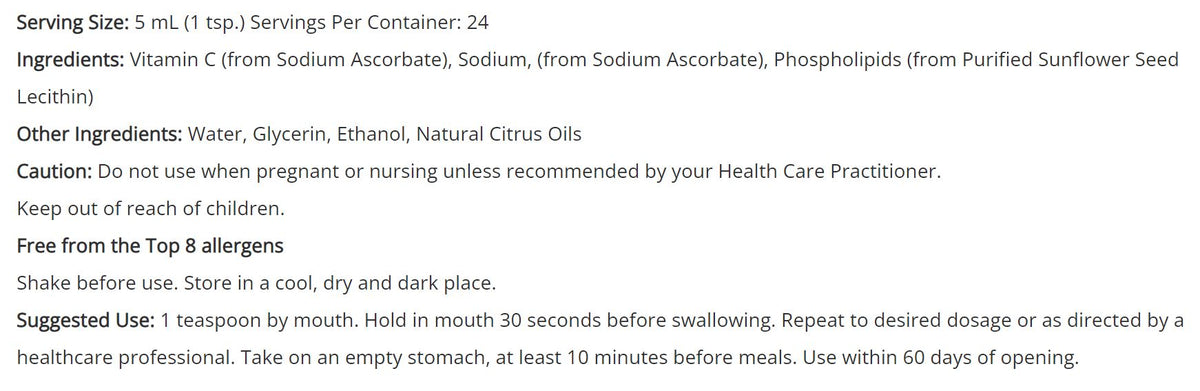 Lipo-C - 4 fl oz Lipo-C - 4 fl oz