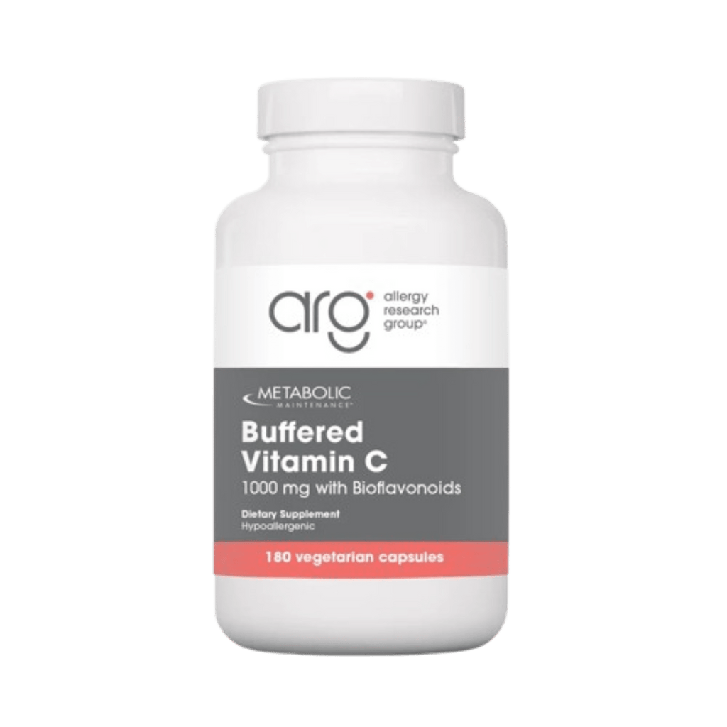 Buffered Vitamin C 1000 mg Default Category Metabolic Maintenance 180 Capsules 