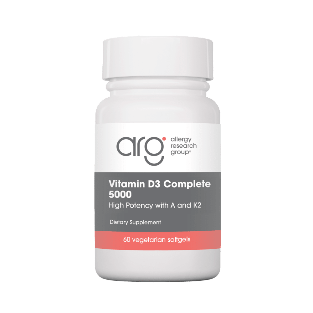 Vitamin D3 Complete 5000 Default Category Allergy Research Group 60 Softgels 