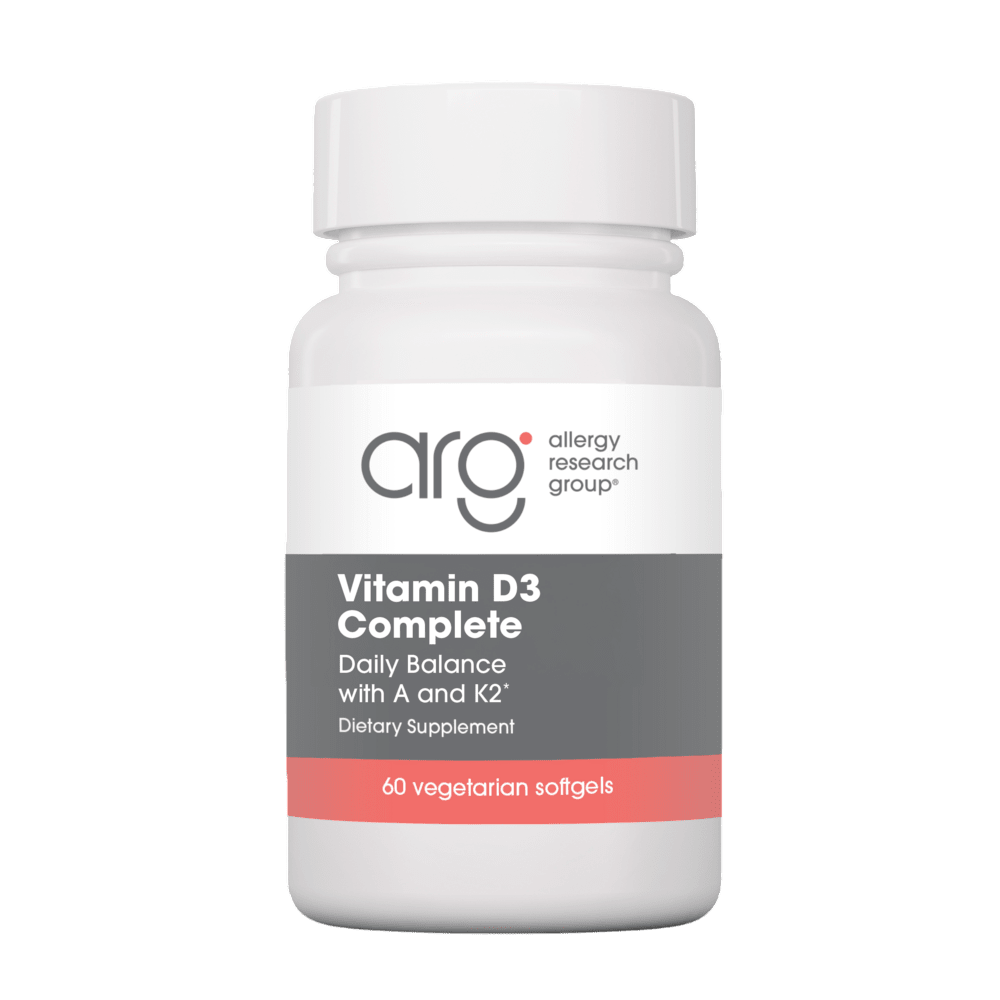 Vitamin D3 Complete Default Category Allergy Research Group 60 Softgels 