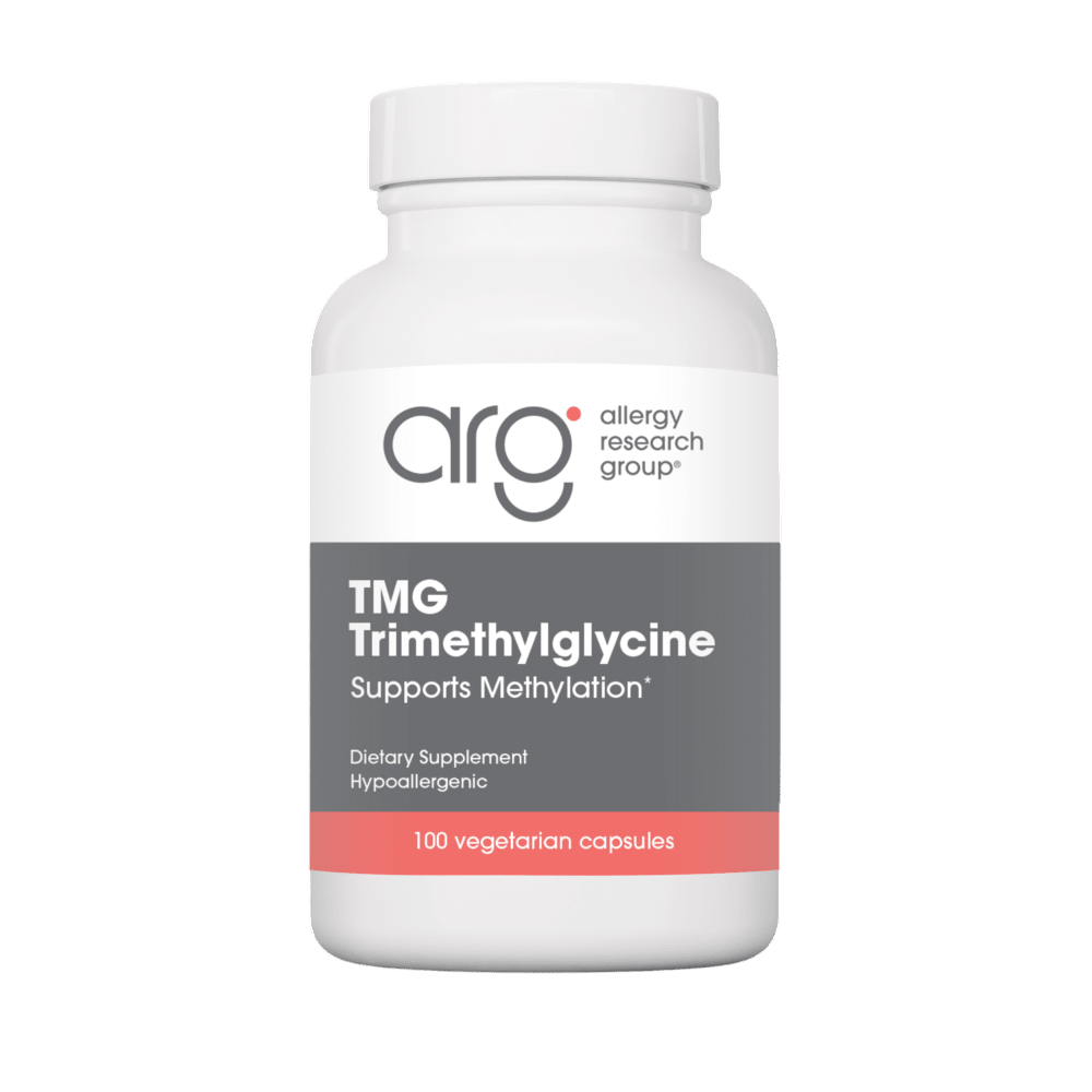 TMG - 100 Vegetable Capsules Default Category Allergy Research Group 
