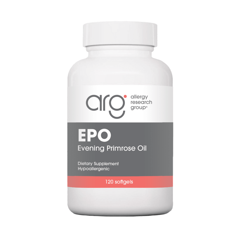 EPO Evening Primrose Oil Default Category Allergy Research Group 120 Softgels 
