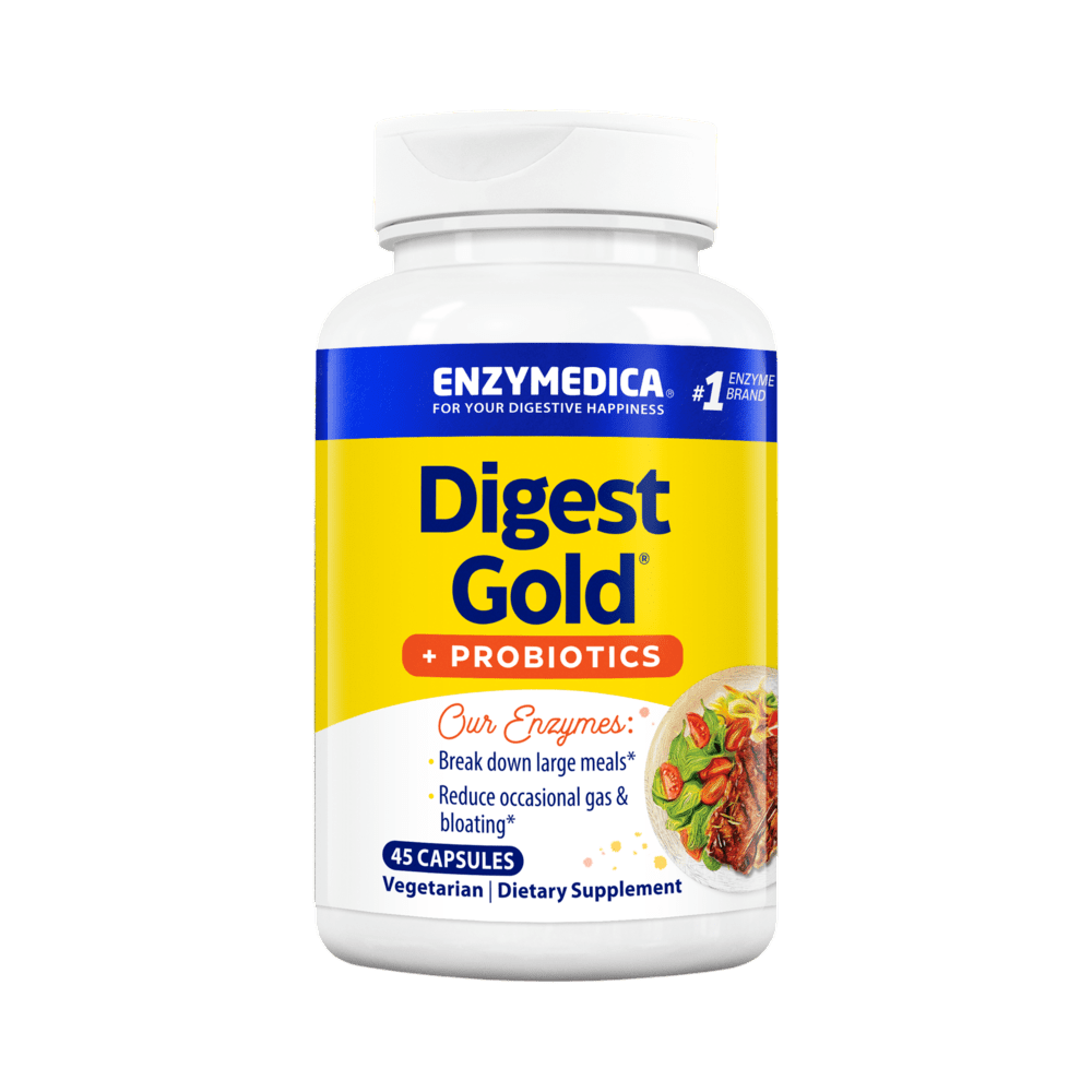 Digest Gold® +PROBIOTICS Default Category Enzymedica 45 Capsules 