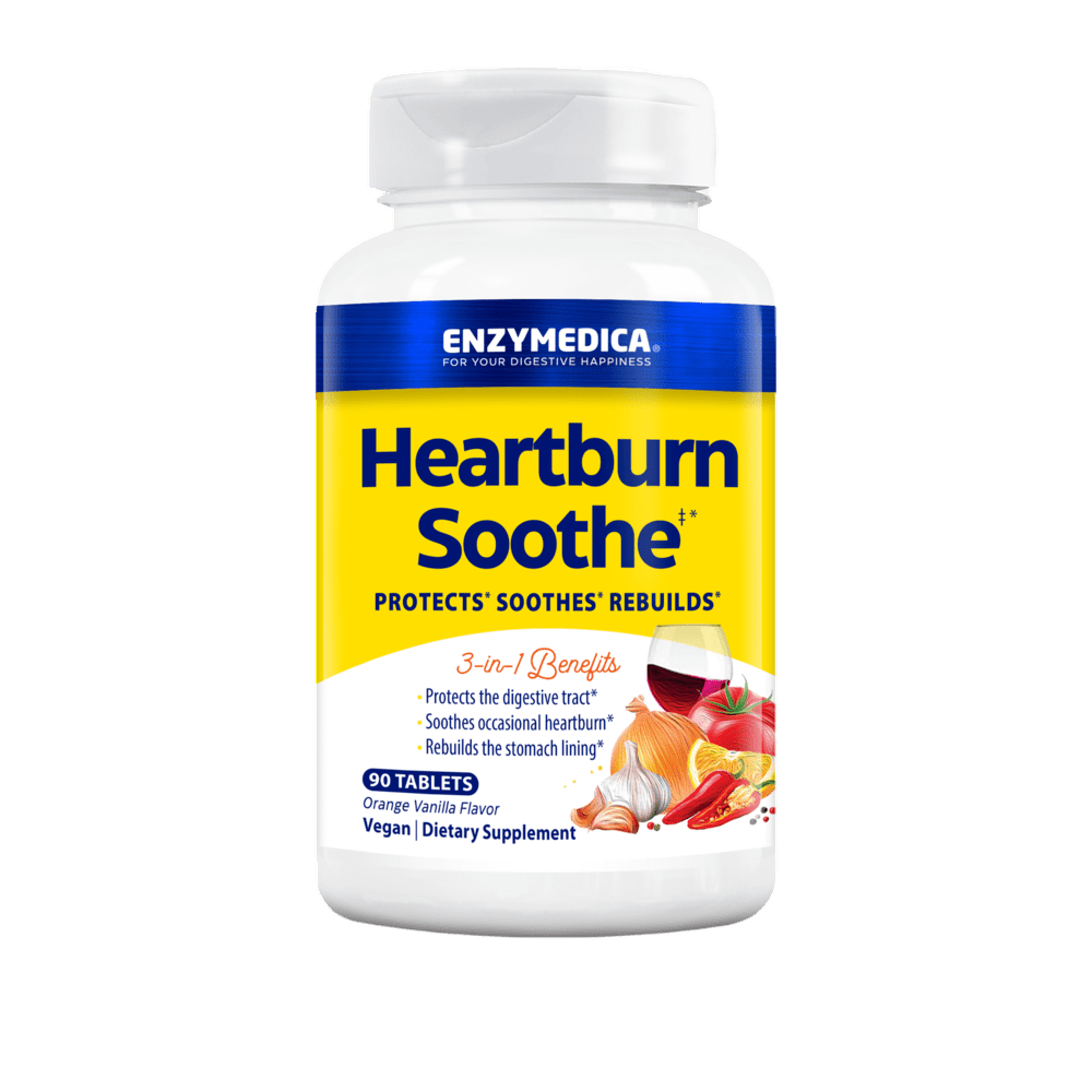 Heartburn Soothe‡ Default Category Enzymedica 90 Capsules 
