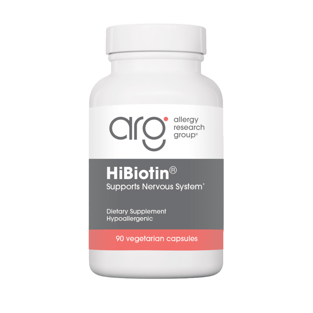 HiBiotin® Default Category Allergy Research Group 90 Capsules 