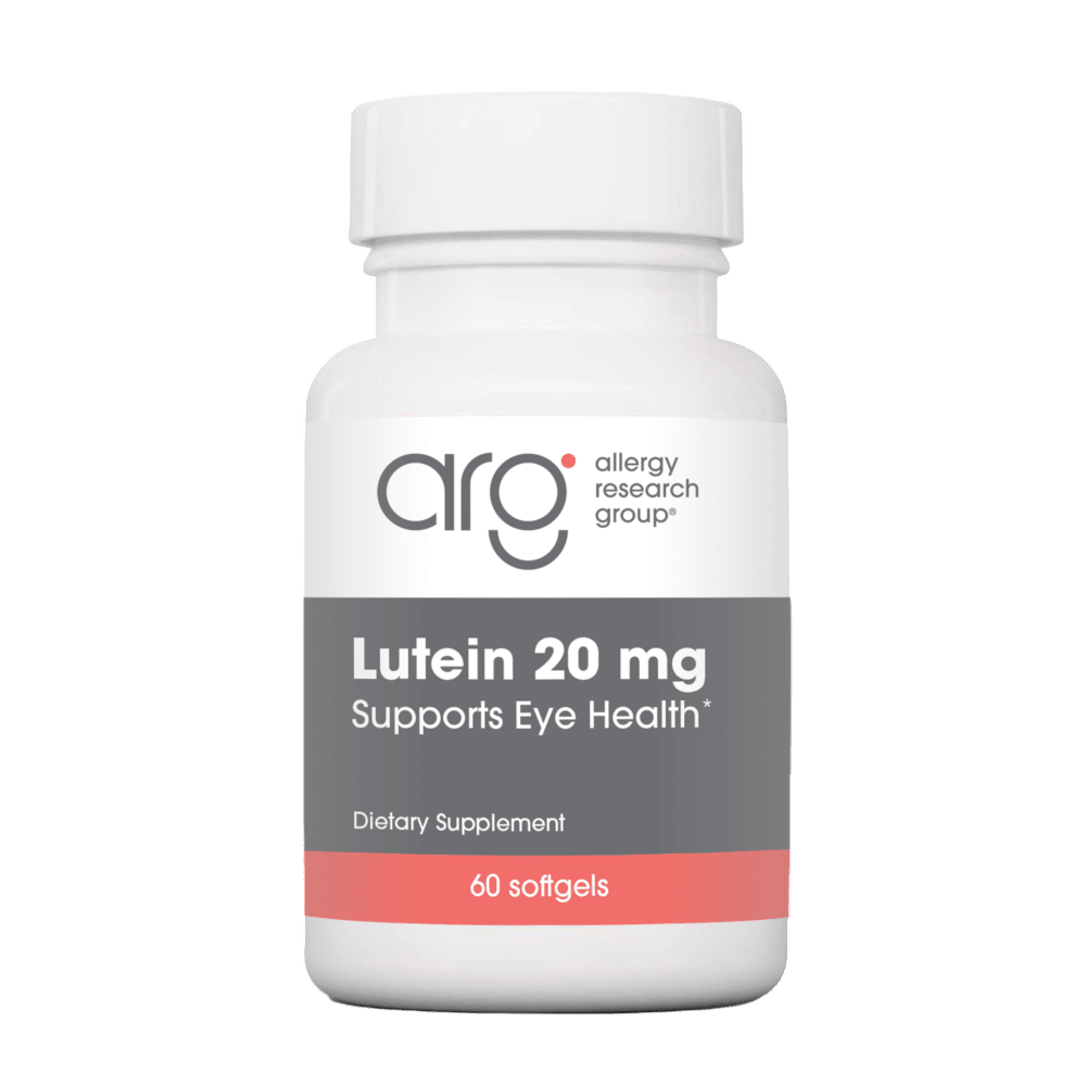 Lutein 20 mg - 60 Softgels Default Category Allergy Research Group 