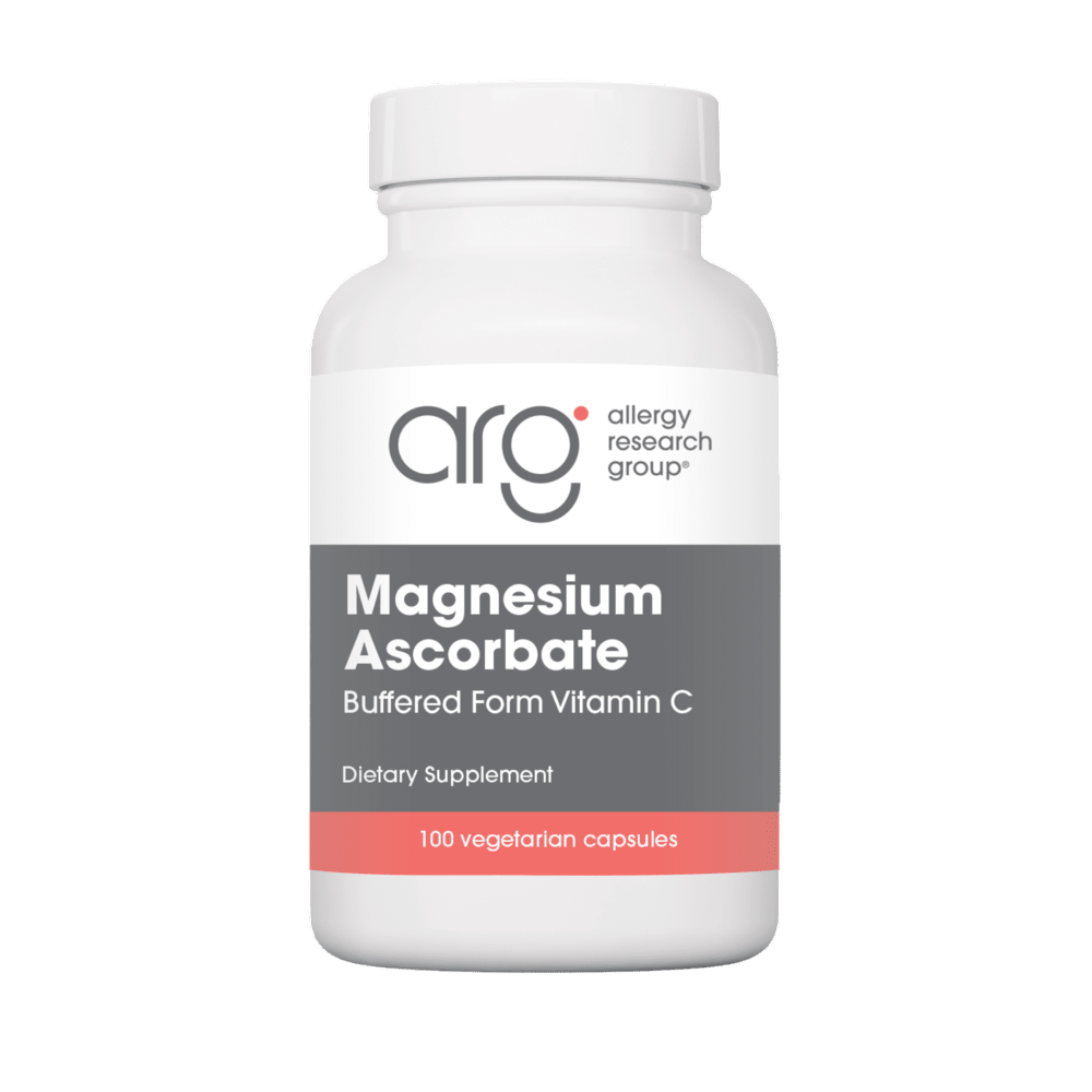 Magnesium Ascorbate - 100 Capsules Default Category Allergy Research Group 