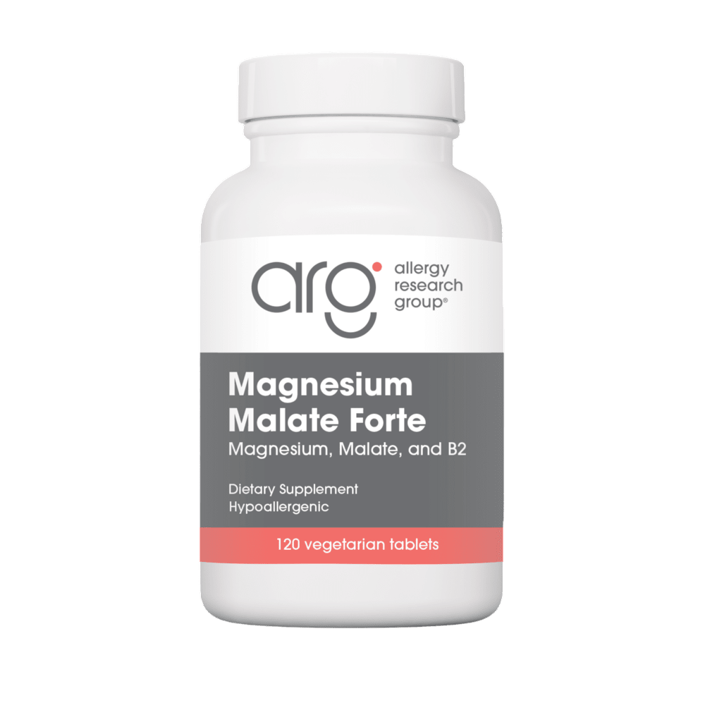 Magnesium Malate Forte - 120 Tablets Default Category Allergy Research Group 