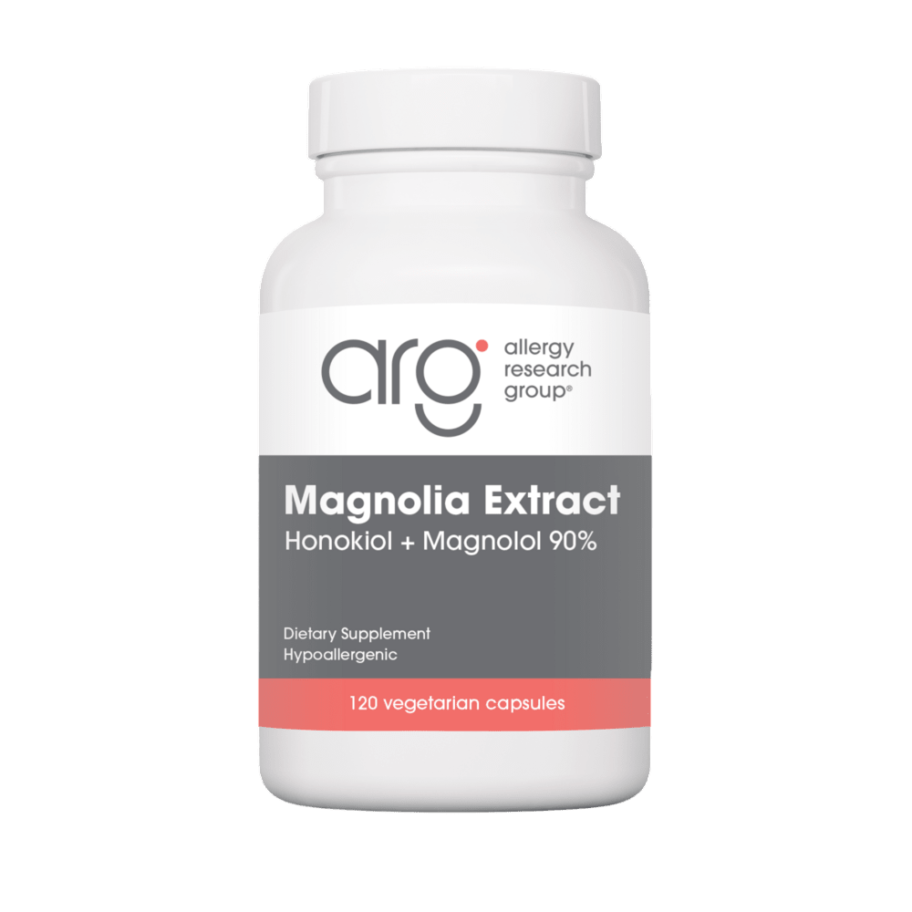 Magnolia Extract Honokiol + Magnolol 90% - 120 Capsules Default Category Allergy Research Group 