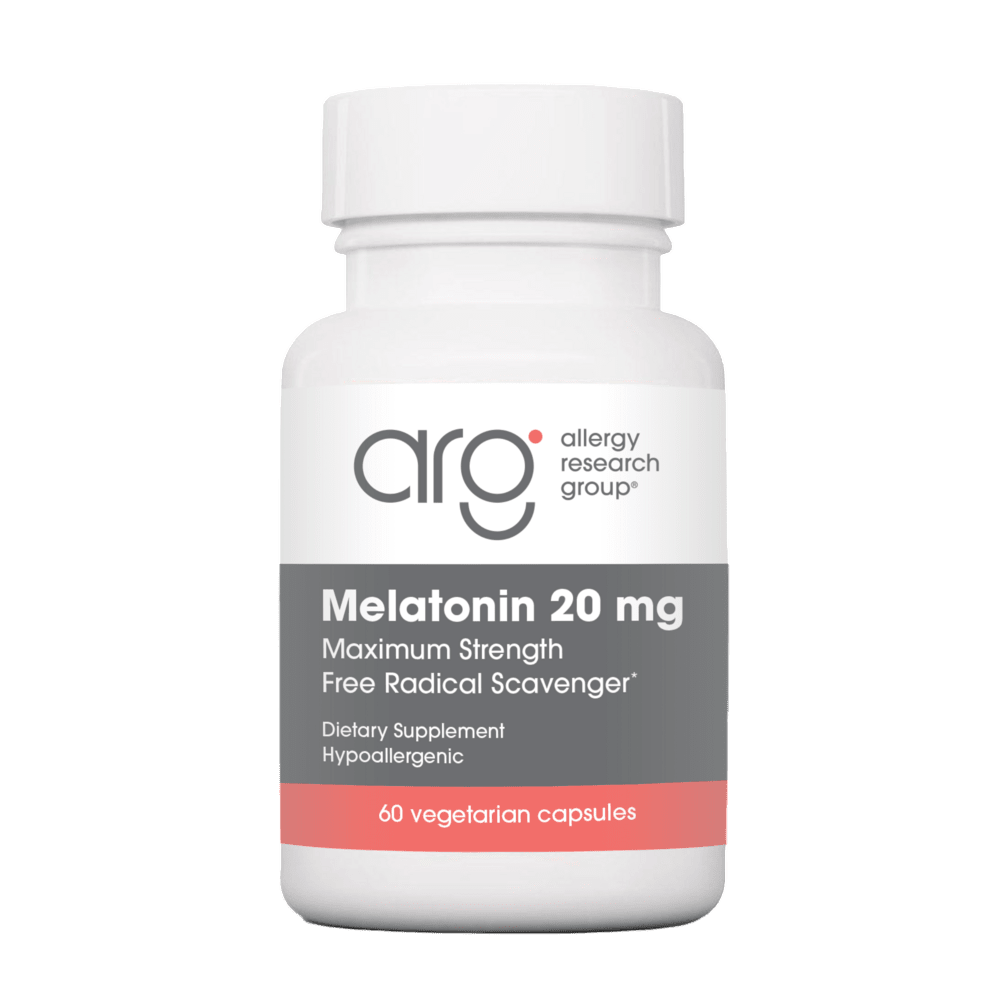 Melatonin 20 mg - 60 Capsules Default Category Allergy Research Group 