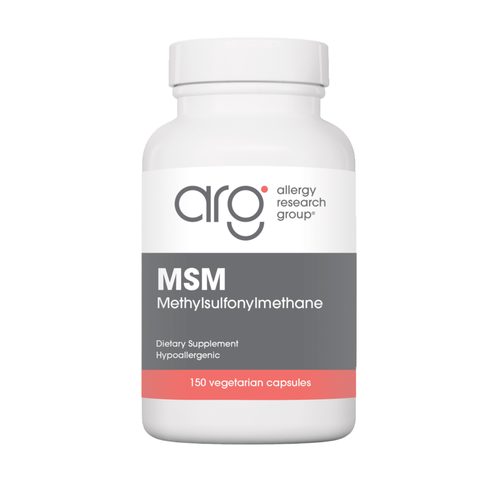 MSM 500 mg - 150 Capsules Default Category Allergy Research Group 