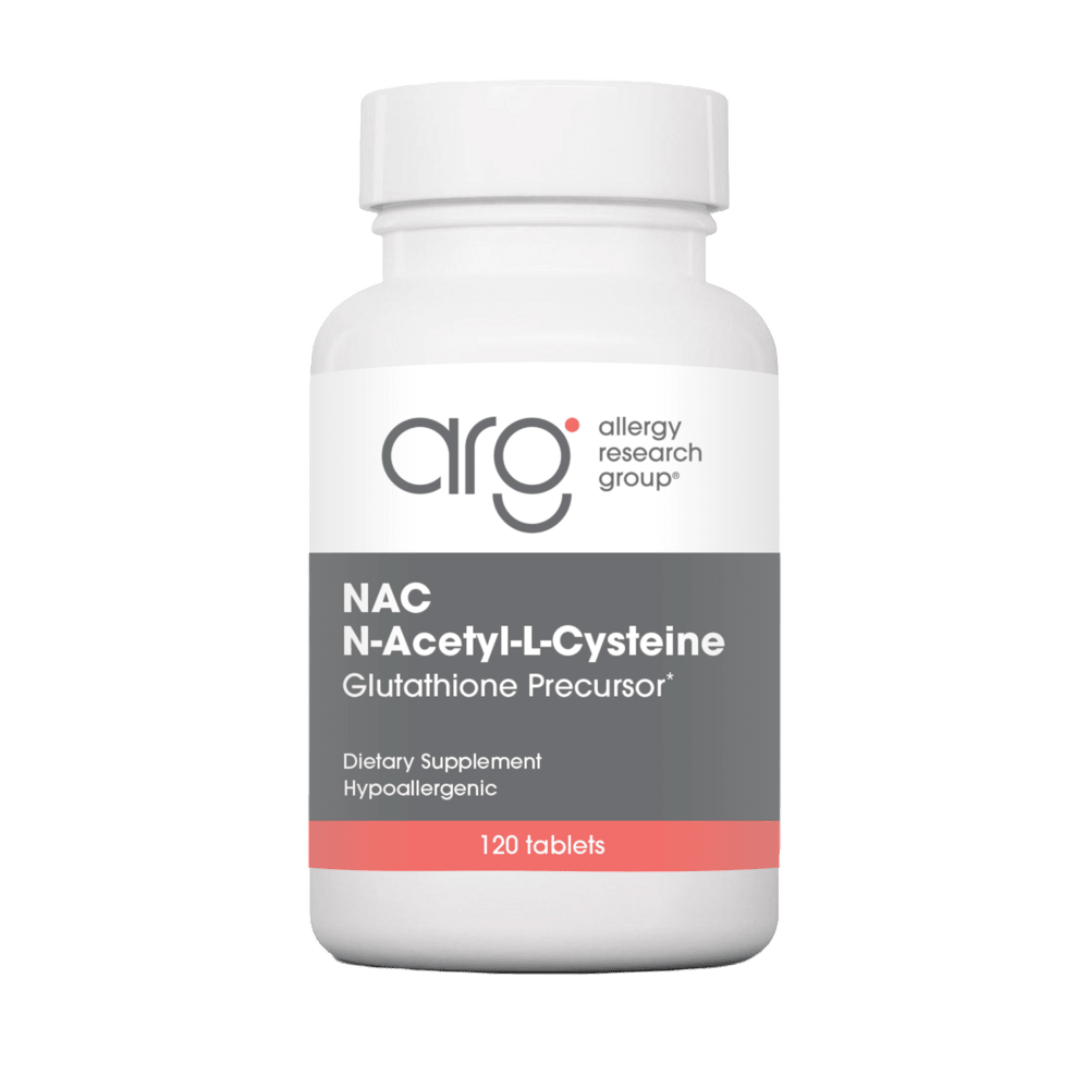 N-Acetyl-L-Cysteine (NAC) - 120 Tablets Default Category Allergy Research Group 