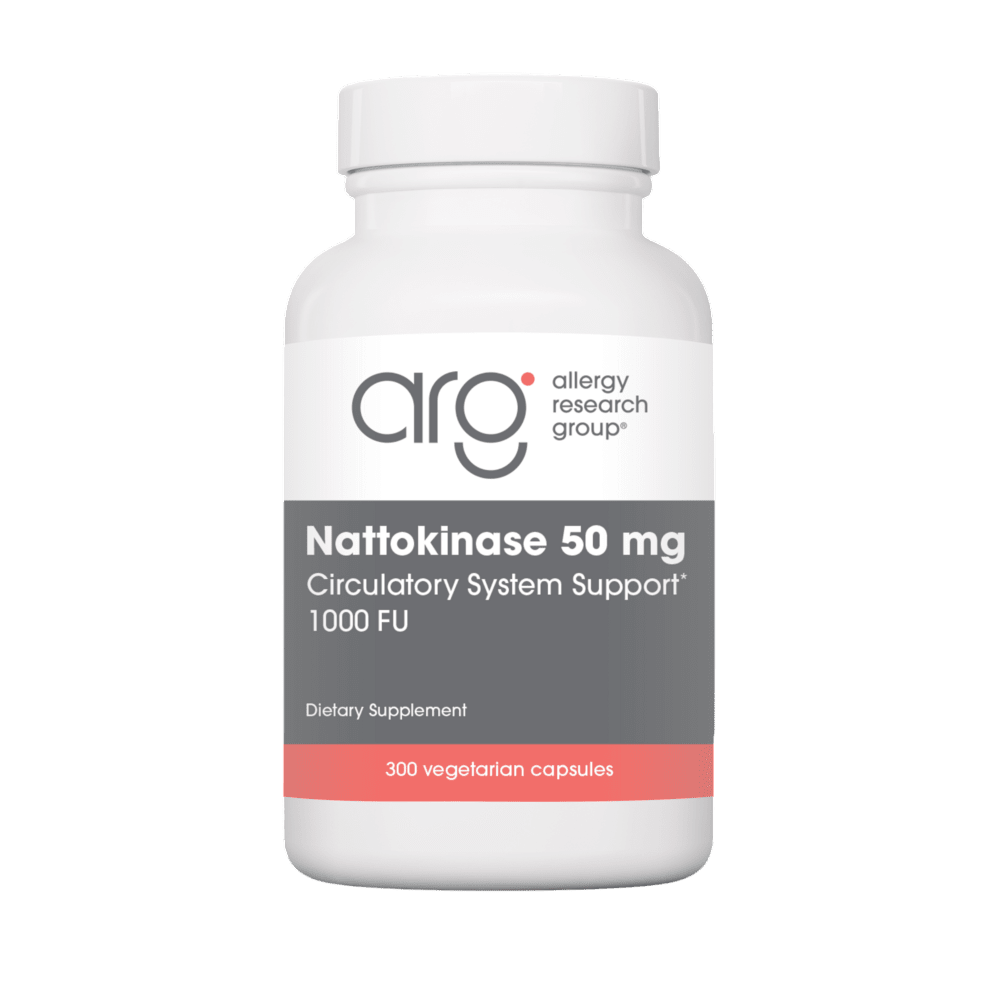 Nattokinase 50 mg NSK-SD® Default Category Allergy Research Group 300 Capsules 