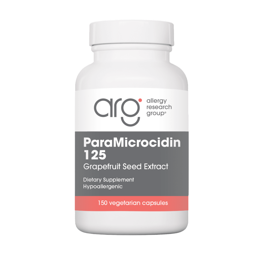 ParaMicrocidin 125 Mg - 150 Vegetable Capsules Default Category Allergy Research Group 