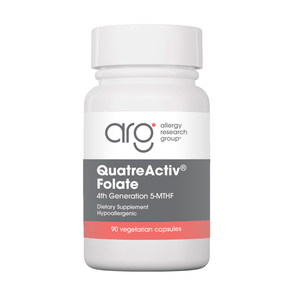 QuatreActiv® Folate - 90 Vegetable Capsules Default Category Allergy Research Group 
