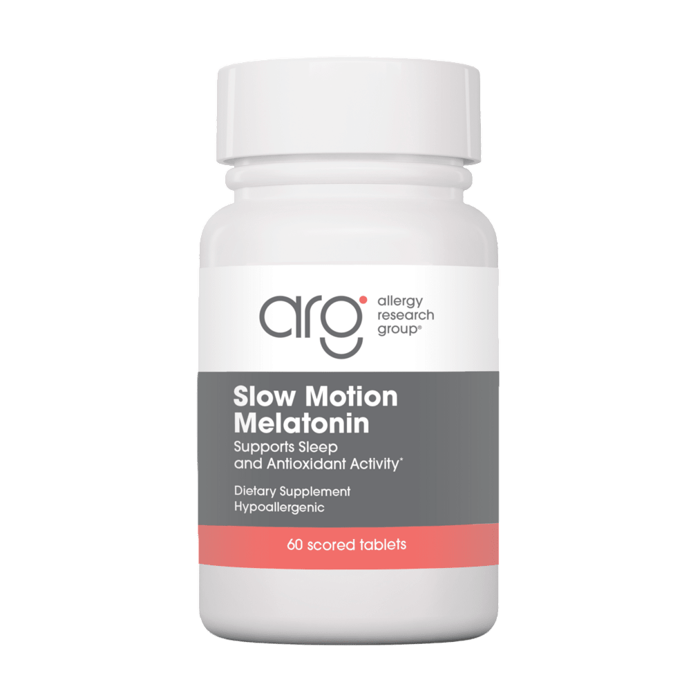 Slow Motion Melatonin - 60 Tablets Default Category Allergy Research Group 