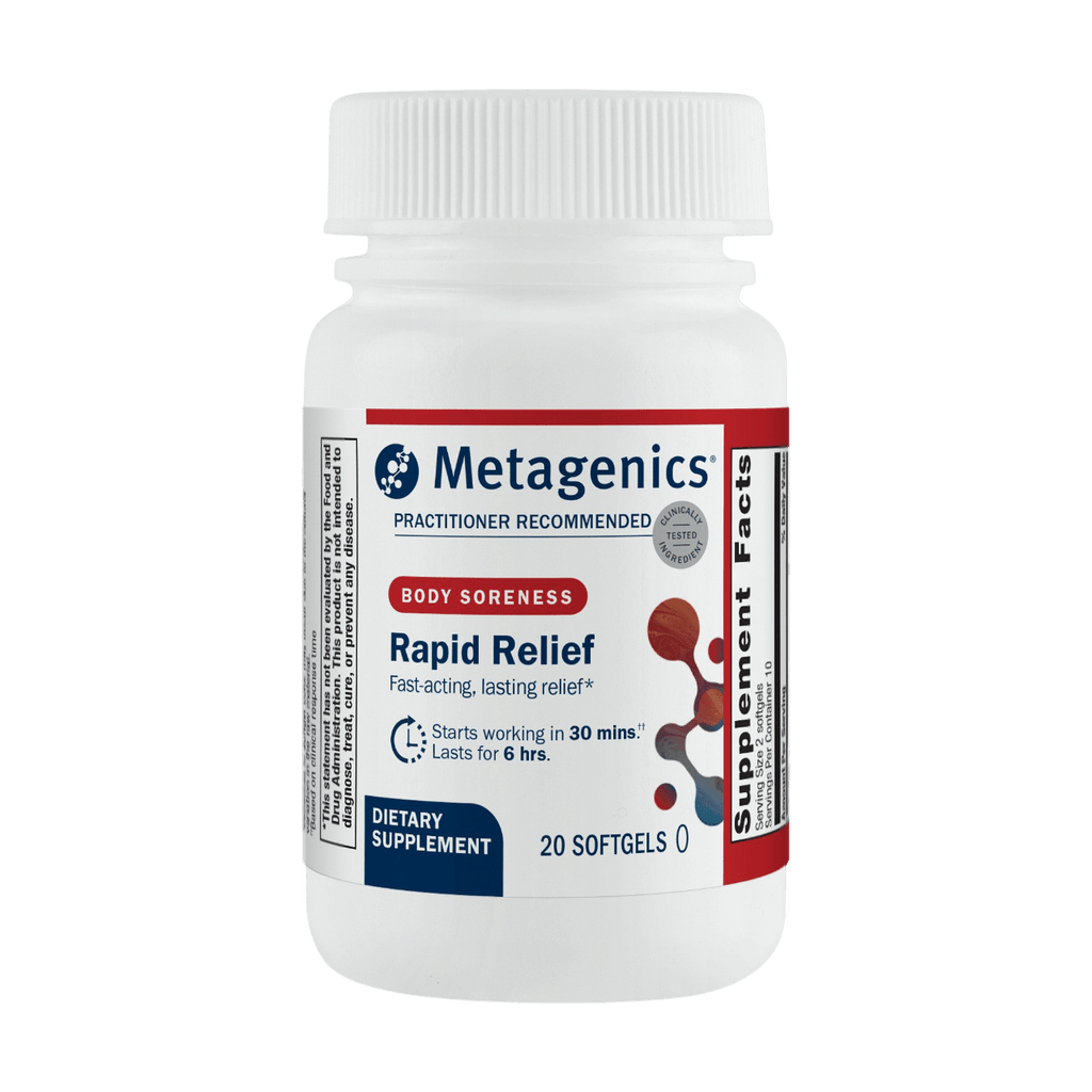 Rapid Relief Default Category Metagenics 20 Softgels 