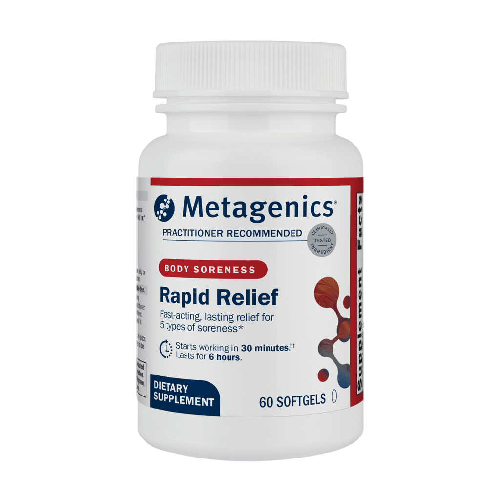 Rapid Relief Default Category Metagenics 60 Softgels 