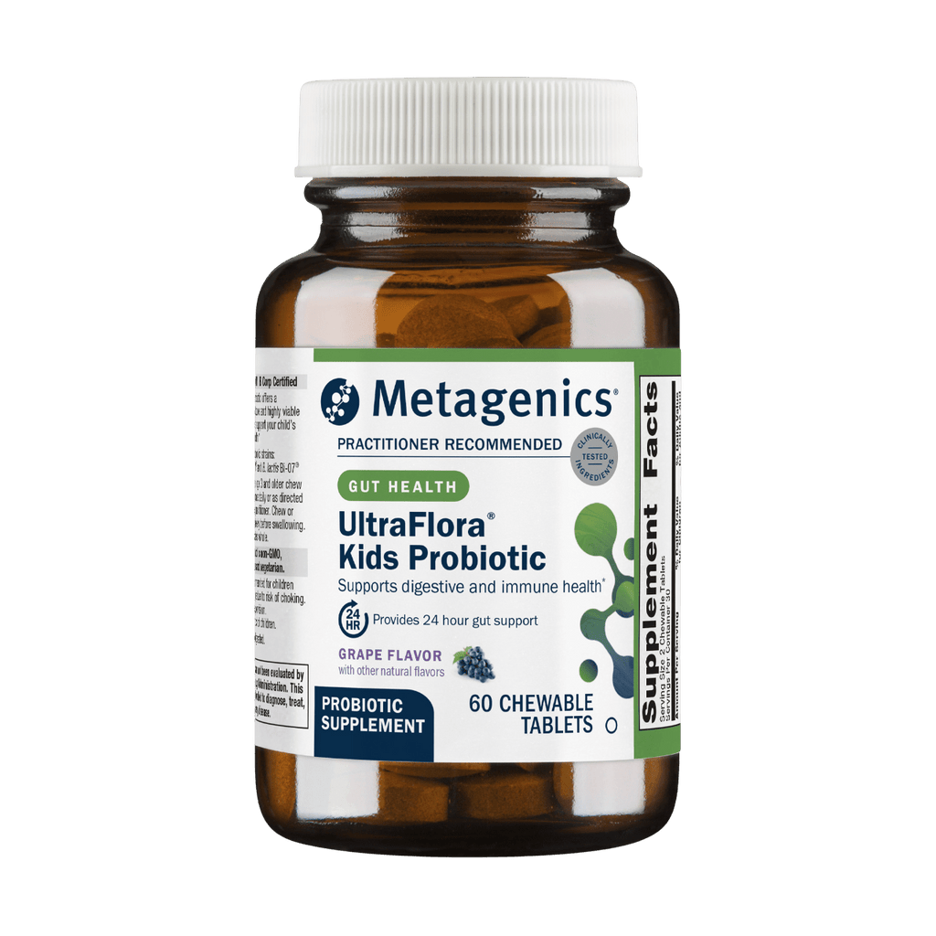 UltraFlora Kids™ Probiotic (Formerly MetaKids® Probiotic) Default Category Metagenics 60 Chewable Tablets 