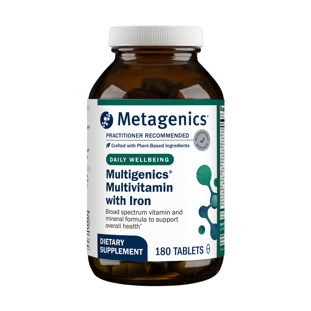 Multigenics® Multivitamin with Iron - 180 Tablets Default Category Metagenics 
