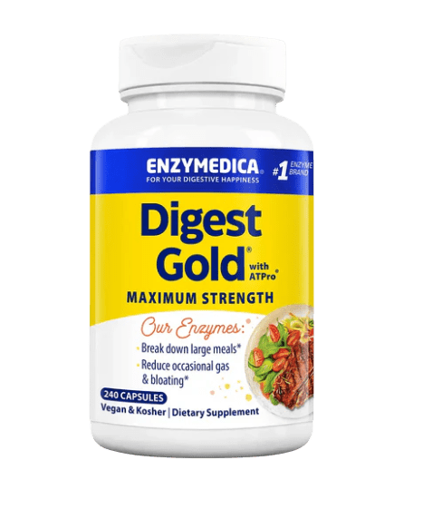 Digest Gold® Default Category Enzymedica 120 Capsules 