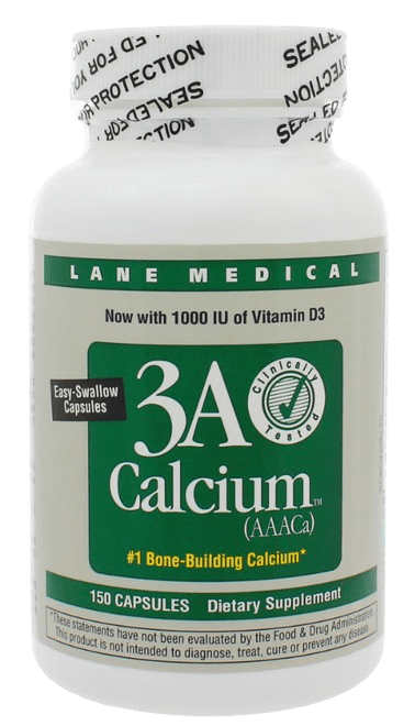 3A Calcium 1000 Default Category Lane Labs 150 Capsules 