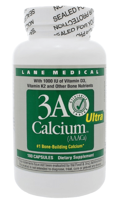 3A Calcium Ultra - 180 Capsules Default Category Lane Labs 