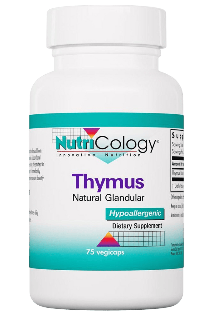 Thymus natural glandular - 75 capsules Default Category Nutricology 