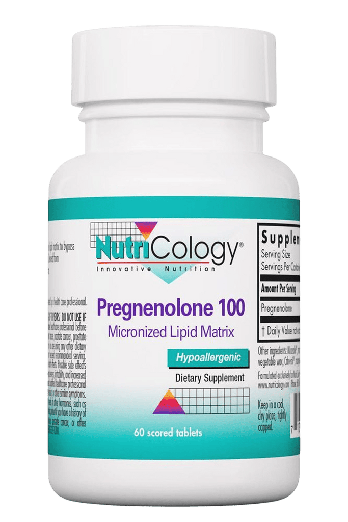 Pregnenolone 100 mg Micronized Lipid Matrix Default Category Nutricology 