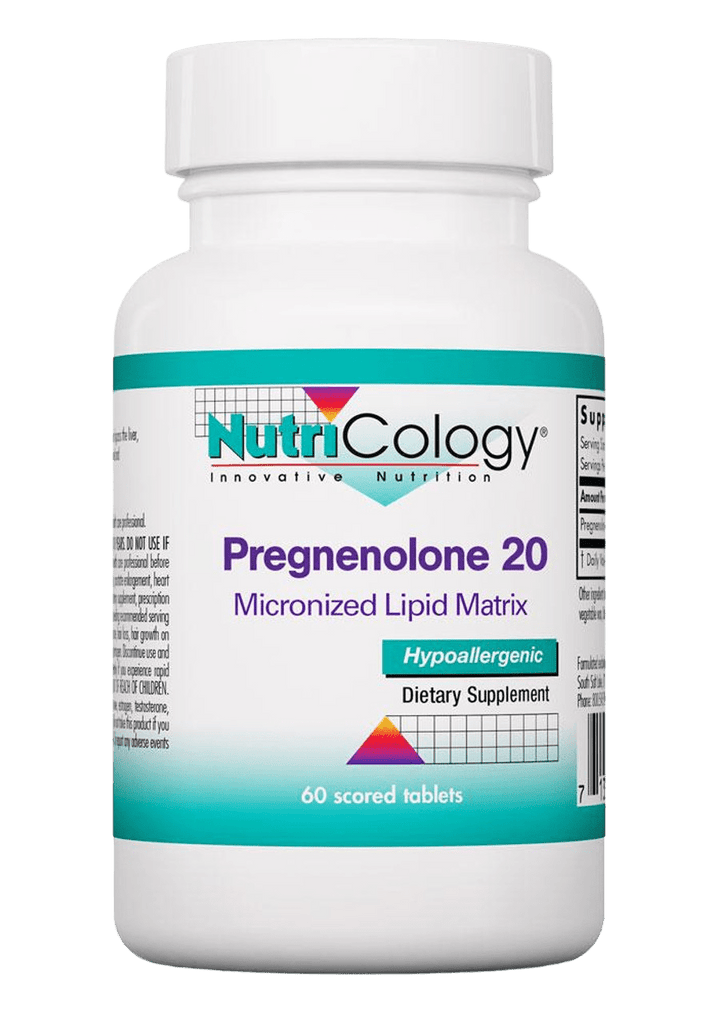 Pregnenolone 20 mg - 60 Tablets Default Category NutriCology 