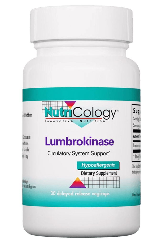 Lumbrokinase Delayed Release Vegicaps Default Category Nutricology 30 Capsules 