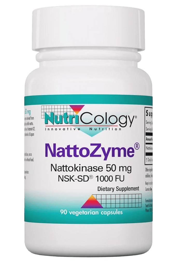 NattoZyme® Nattokinase 50 mg NSK-SD® 1000 FU Default Category Nutricology 90 vegetarian capsules 