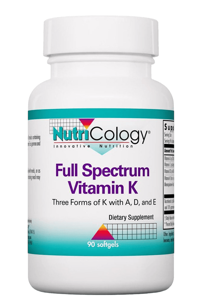 Full Spectrum Vitamin K - 90 softgels Default Category Nutricology 