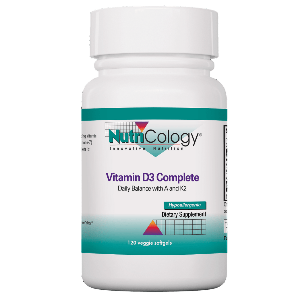 Vitamin D3 Complete Default Category Nutricology 120 Softgels 