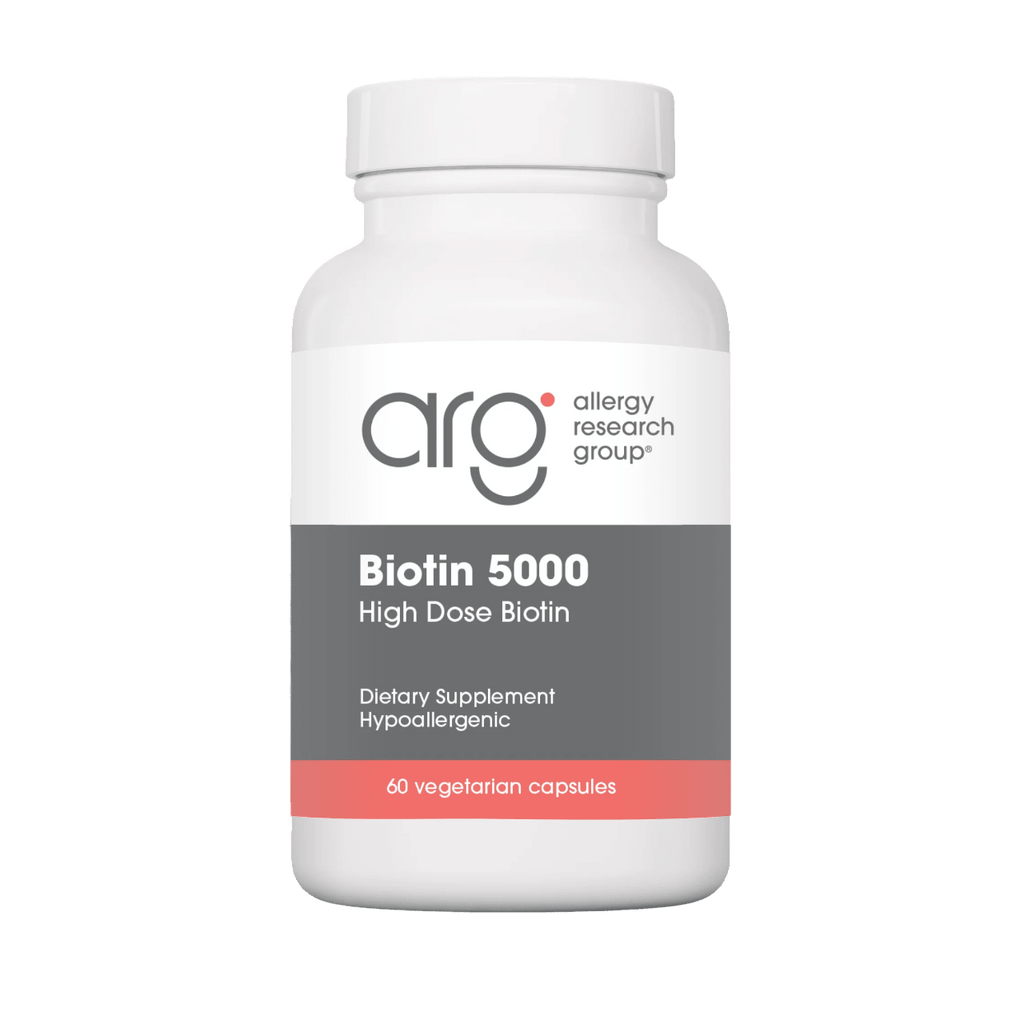 Biotin 5000 Default Category Allergy Research Group 60 Vegetarian Capsules 