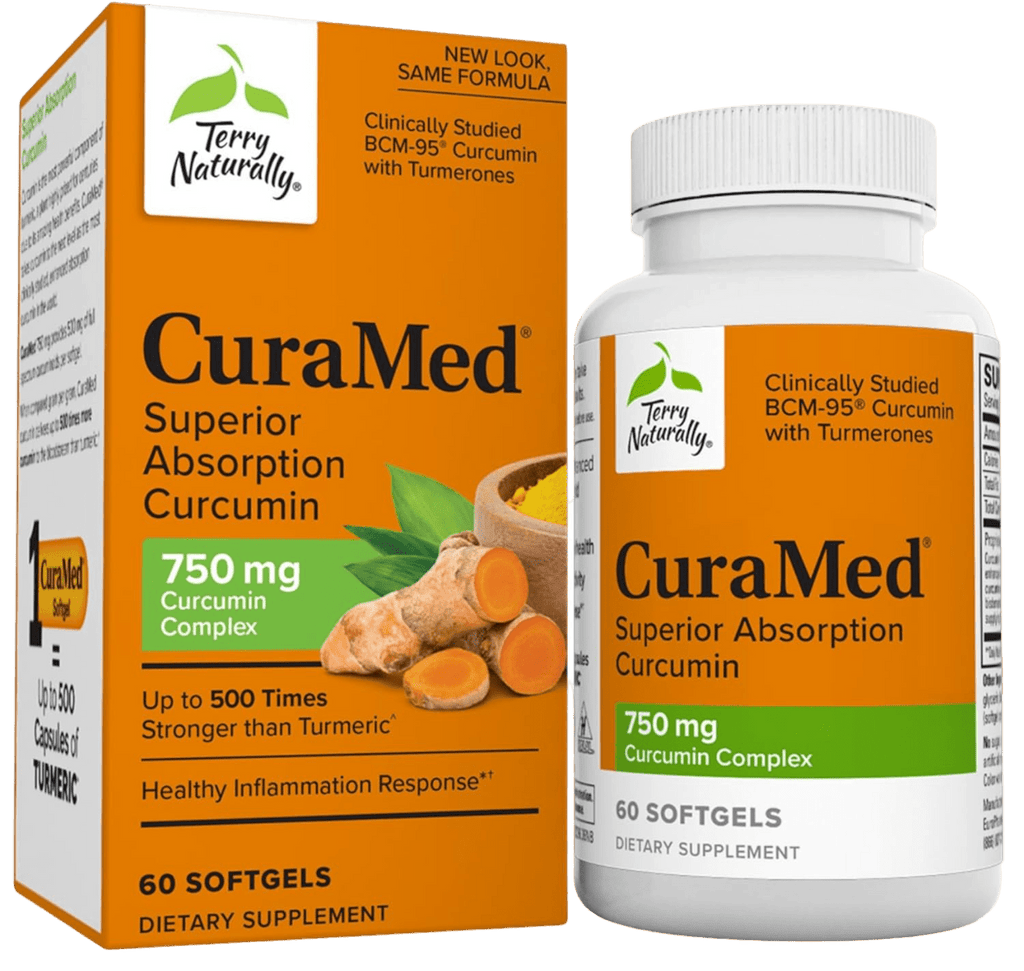 CuraMed 750 mg (Curcumin) Default Category Terry Naturally 60 Softgels 