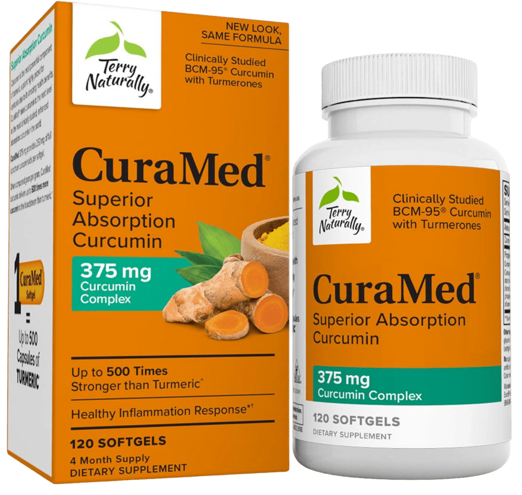 CuraMed 375 mg Default Category Terry Naturally 120 Softgels 