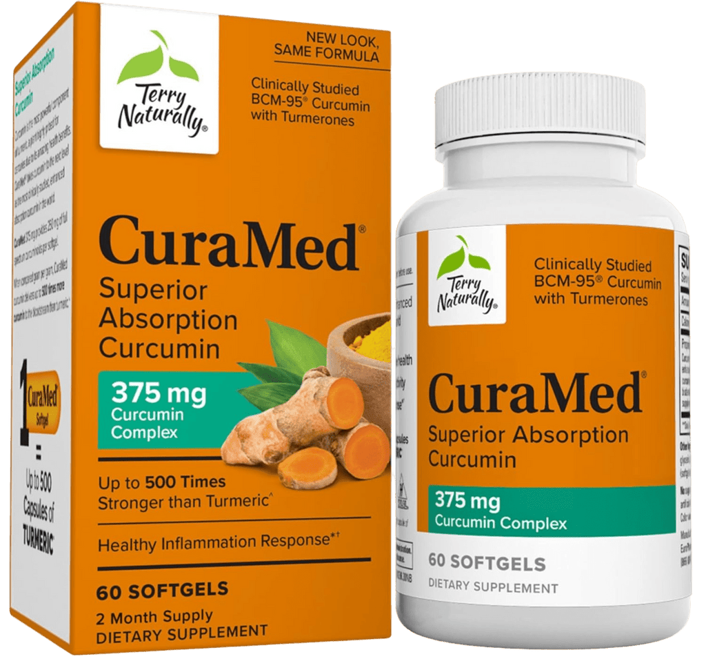 CuraMed 375 mg Default Category Terry Naturally 60 Softgels 