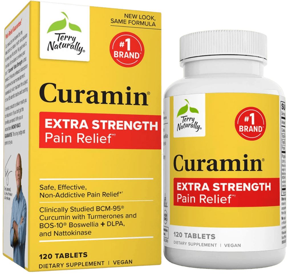 Curamin Extra Strength Default Category Terry Naturally 120 Tablets 