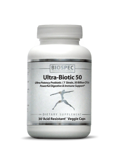 Ultra-Biotic 50 - 30 Capsules Default Category BioSpec 