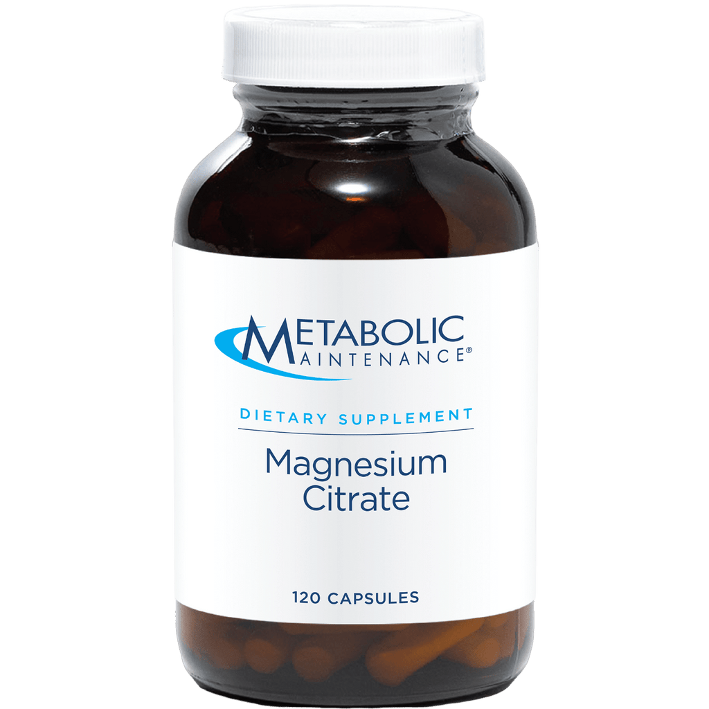 Magnesium Citrate Default Category Metabolic Maintenance 120 Capsules 