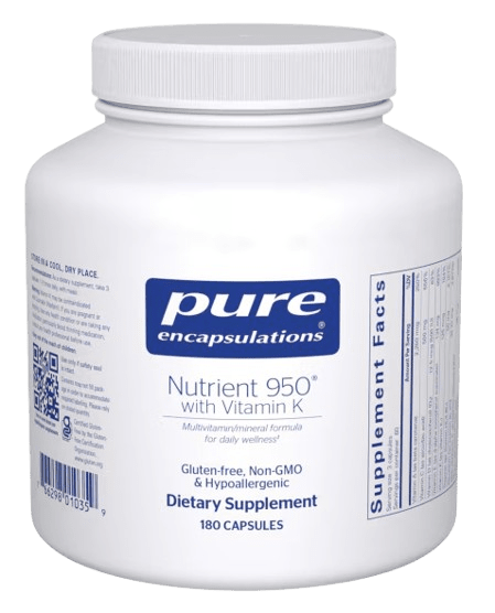 Nutrient 950 with Vitamin K - 180 Capsules Default Category Pure Encapsulations 