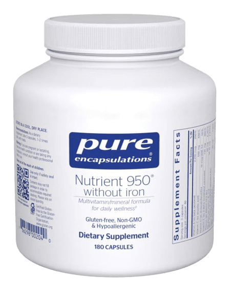 Nutrient 950 without Iron Default Category Pure Encapsulations 180 Capsules 