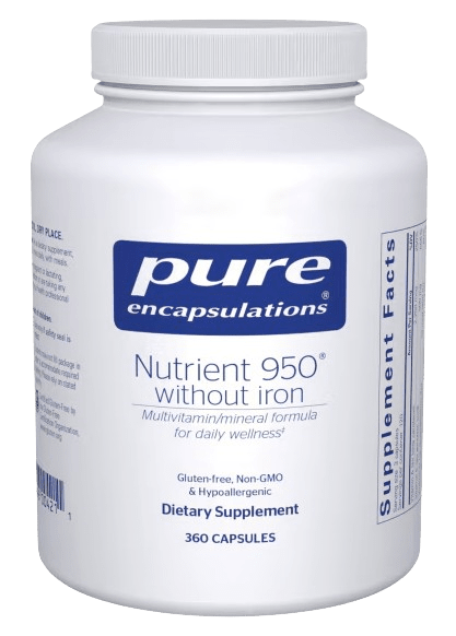 Nutrient 950 without Iron Default Category Pure Encapsulations 360 Capsules 